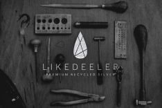 LIKEDEELER - Premium recycled silver | Logo design